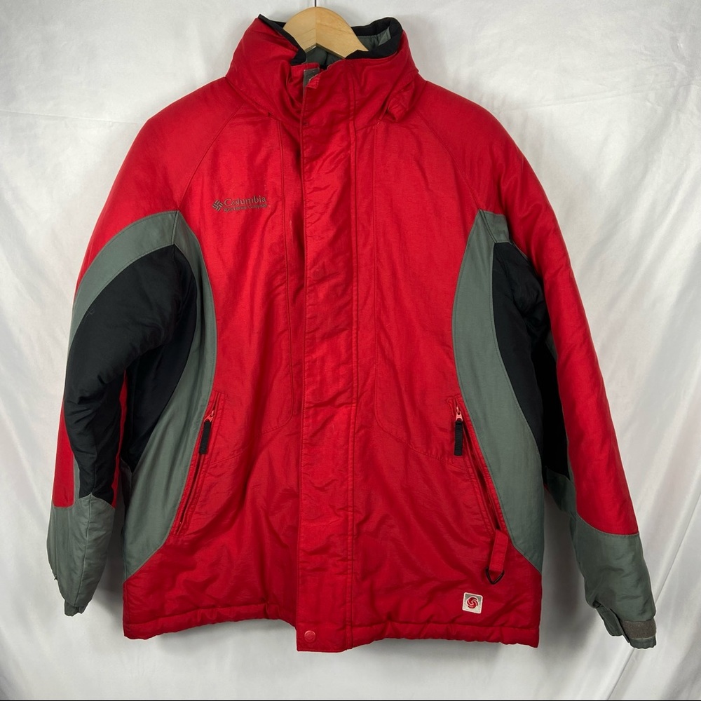 Columbia Youth 18-20 Ski Snow Winter Coat Puffer Jacket Full Zip EU 164 YXL
